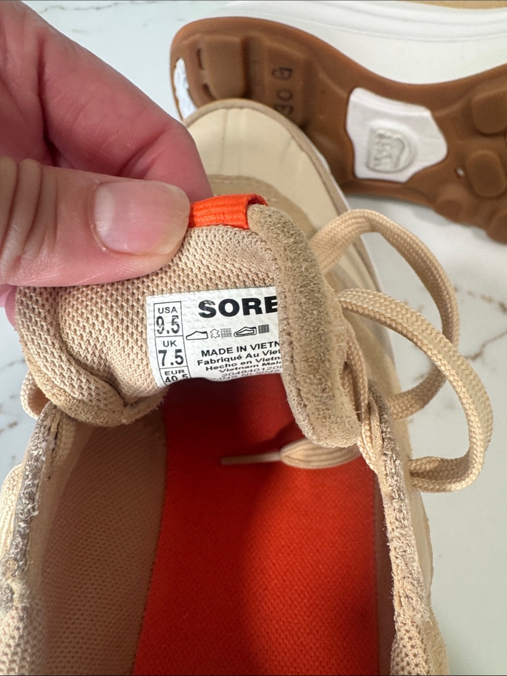 Sorel Beige Casual Sneakers - Versatile Everyday Comfort - Picture 5 of 5